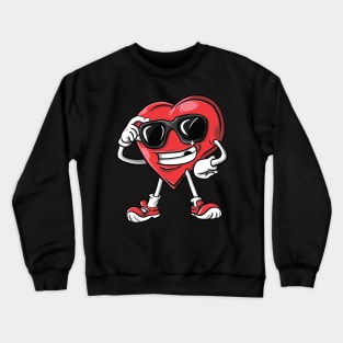 Funny Love Heart Valentines Day Kids Adult Boys Girls TShirt Crewneck Sweatshirt